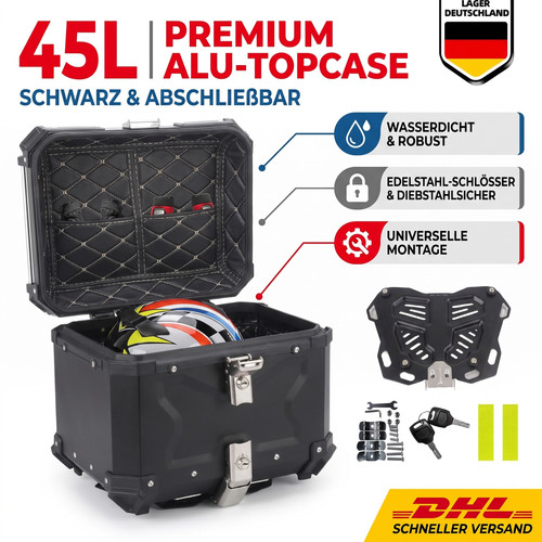 45l motorrad alu - motorrad, topcase