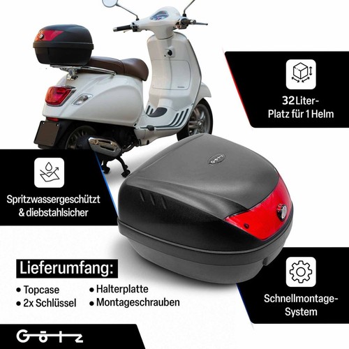 Topcase für vespa piaggio - topcase,