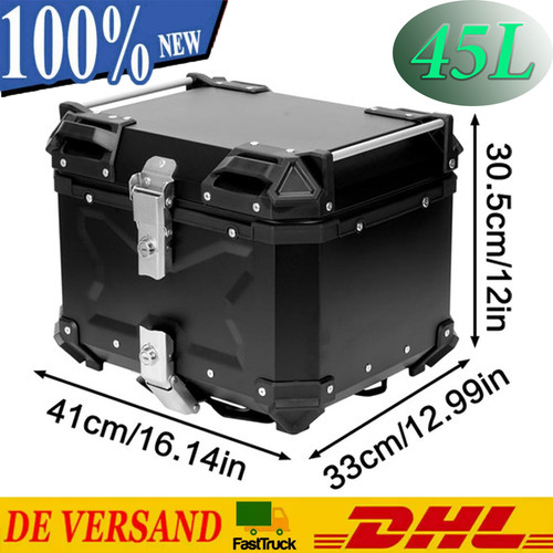 45l motorrad alu top case - alu,