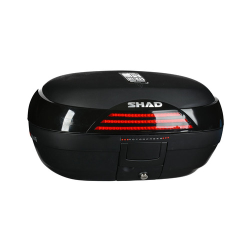 Shad topcase sh46 schwarz rot - shad, schwarz/rot